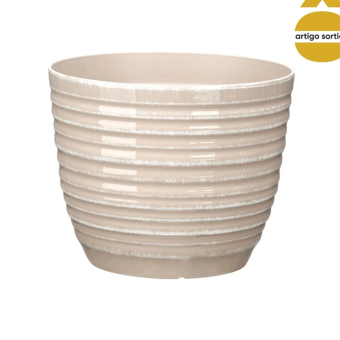 Vaso plástico 3 cores sortidas