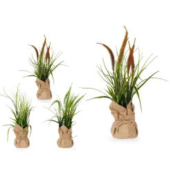 Vaso saco com planta artificial 46cm