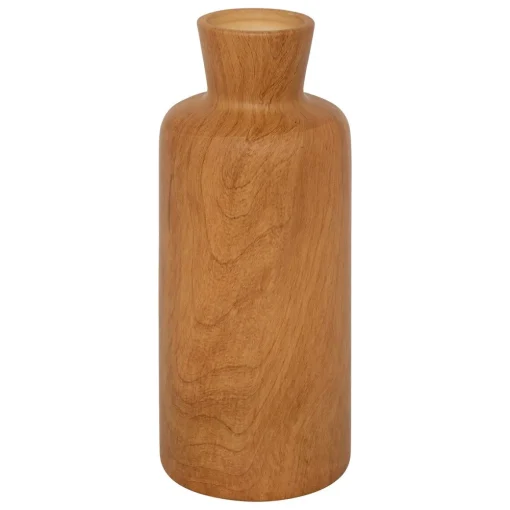 Vaso SOA em cerâmica efeito madeira 30cm