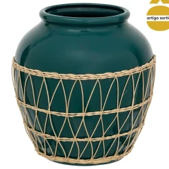 Vaso YUCATAN em cerâmica 33,5cm