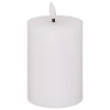 Vela led cilíndrica MOLIA branca 12,5cm