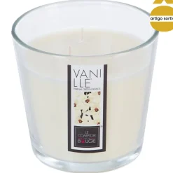 Vela perfumada em copo de vidro 500g