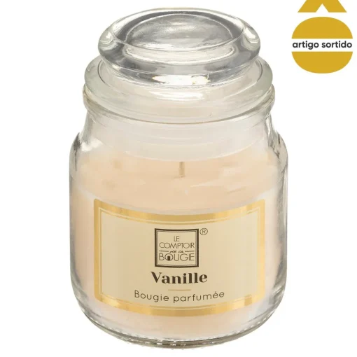 Vela perfumada em copo vidro