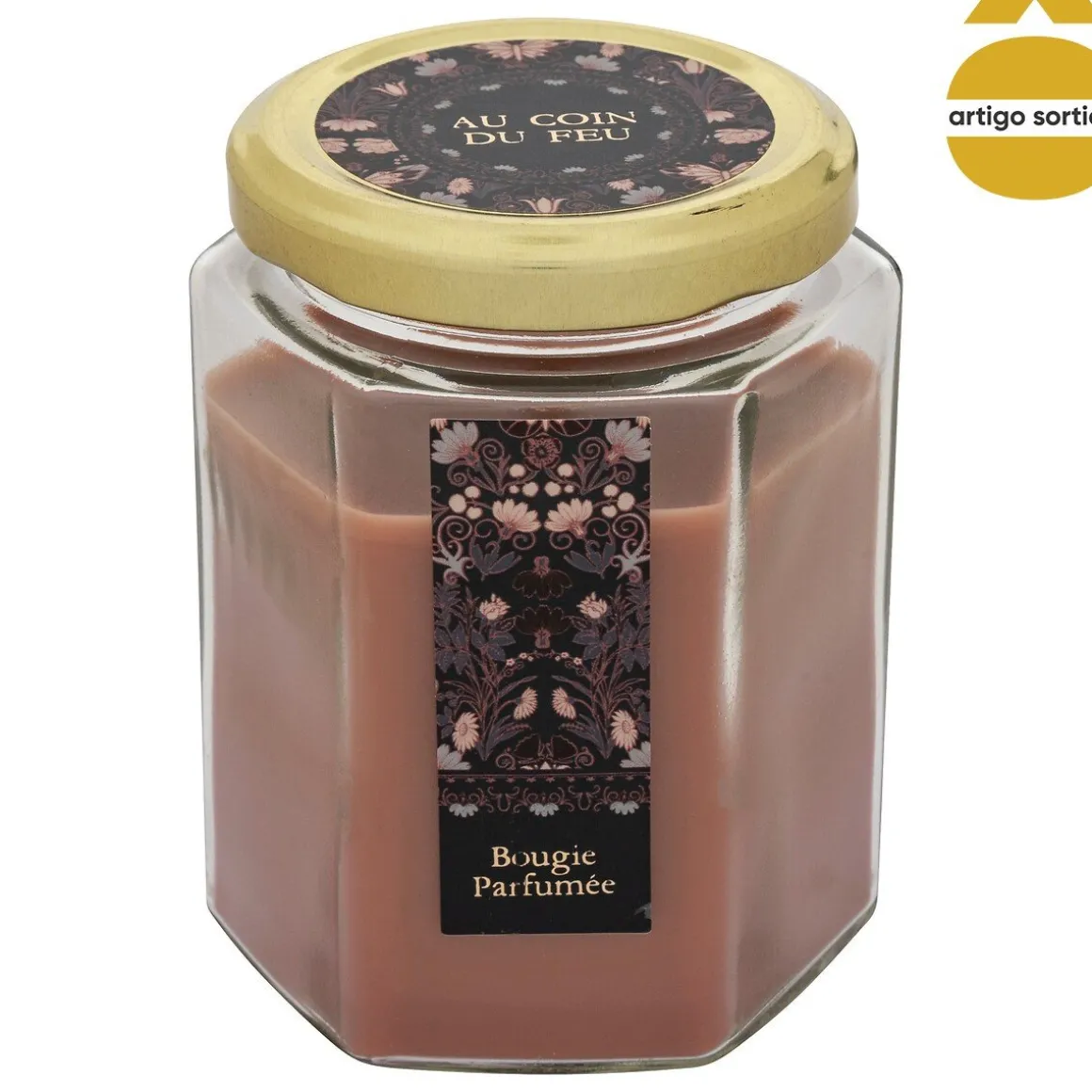 Vela perfumada em frasco vidro LIT