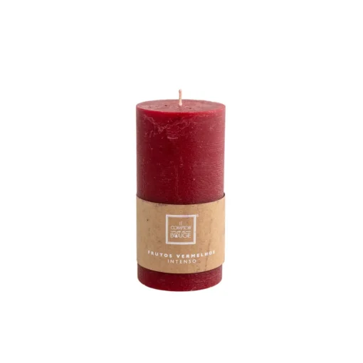 Vela perfumada PILAR de frutos vermelhos 14cm
