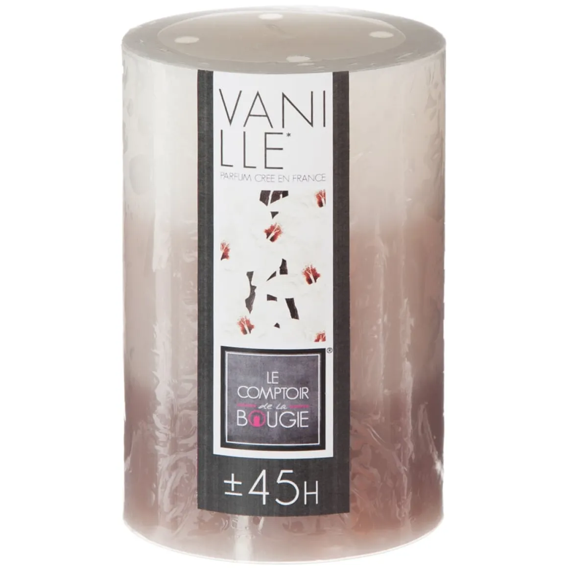 Vela perfumada tricolor baunilha básica