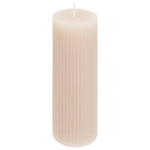 Vela PILAR demi estriada taupe 14cm