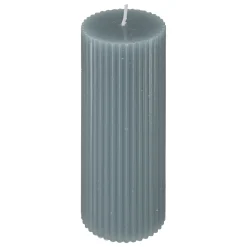 Vela PILAR demi estriada azul orage 14cm